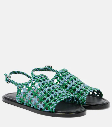 Net fishnet sandals | Mytheresa (US/CA)