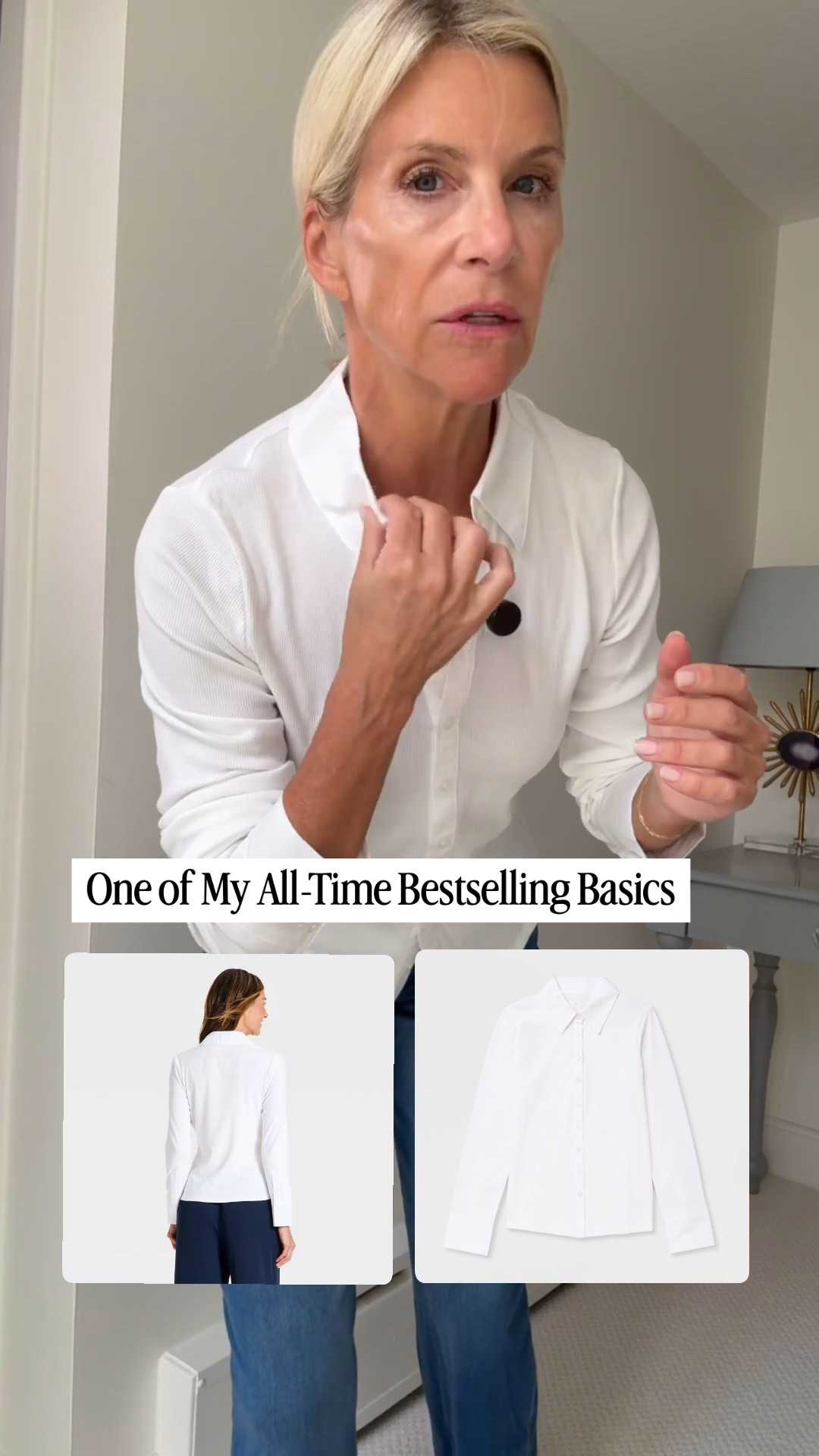 This is a constant bestseller for a reason! This white ribbed long-sleeve top has the prettiest collar and fancy cuffs, making it look like you’re wearing a crisp poplin button-down under your favorite sweater or jacket. I’m in a small, but could have done an XS for a more fitted look—and my similar designer version was $165. Target for the win!

👩‍💻 LTK PRO TIPS
❤️ Heart = Support my posts ;-)
🔖 Save = Get sale & restock alerts for the things you love!
📋 Lists = Keep favorites organized (List ideas: Christmas, Birthdays, and Vacations!)
📲 Share = Send lists and products to a friend (or your daughters like me).
💬 Comment = Ask me anything, and I’ll answer. ;-)