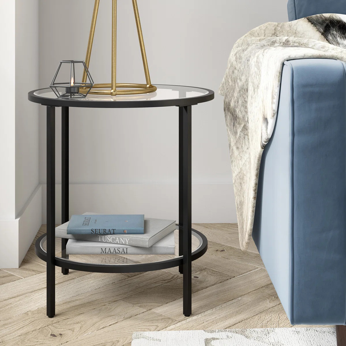 Ceno Glass Top End Table | Wayfair North America