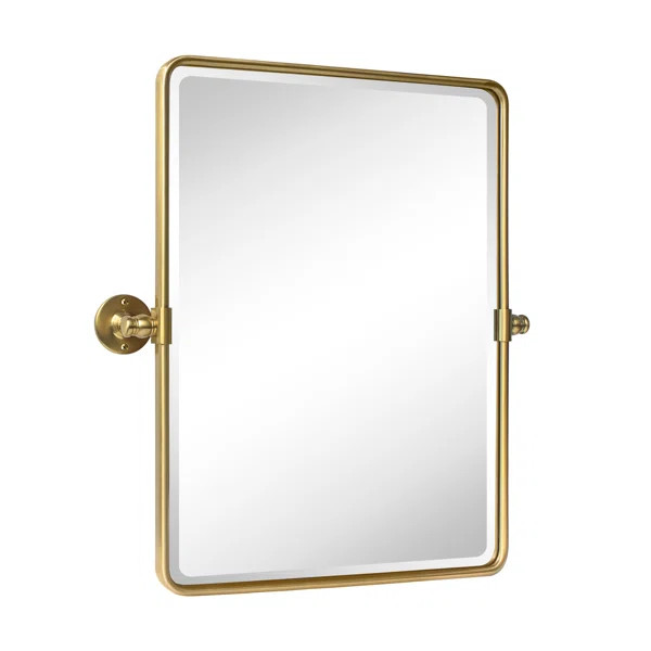 Woodvale Metal Framed Wall Mounted Bathroom / Vanity Mirror | Wayfair North America