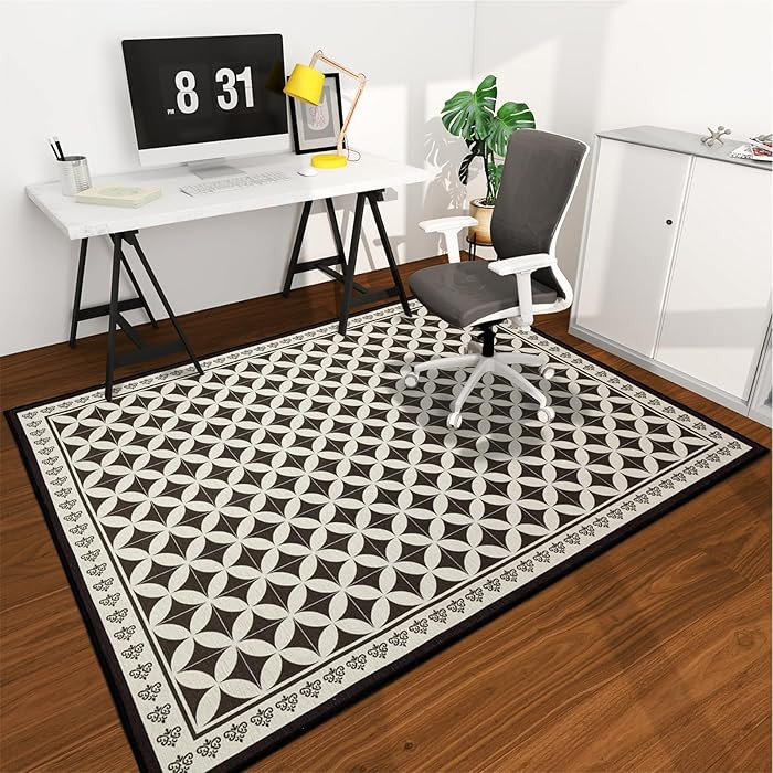 Office Chair Mat for Hardwood Floor, 72"x48" Easy Glide Computer Desk Mat Protector for Rolling C... | Amazon (US)