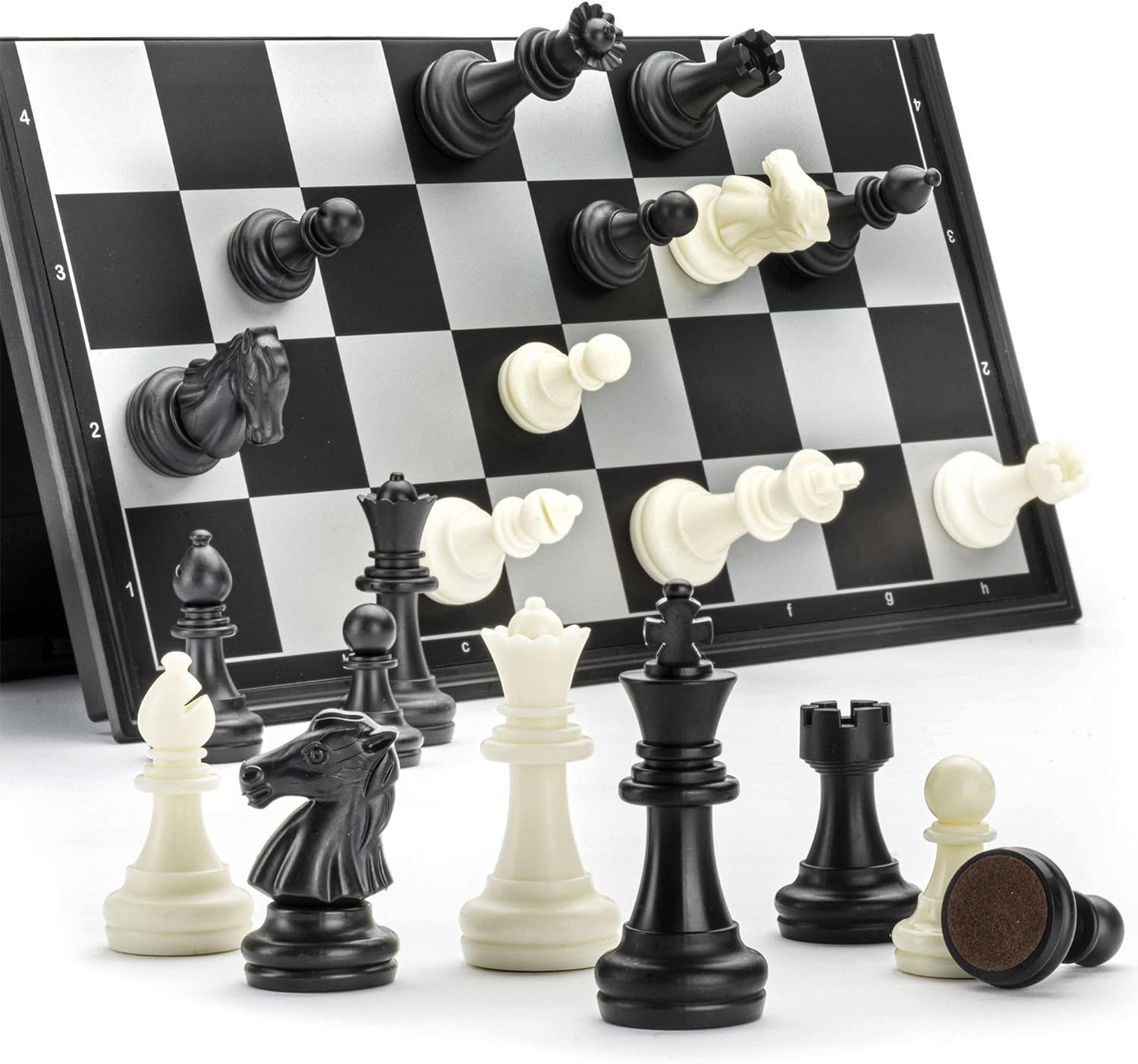 A&A Magnetic Plastic Travel Chess Set w/Folding Chess Board, Educational Toys for Kids and Adults... | Amazon (US)