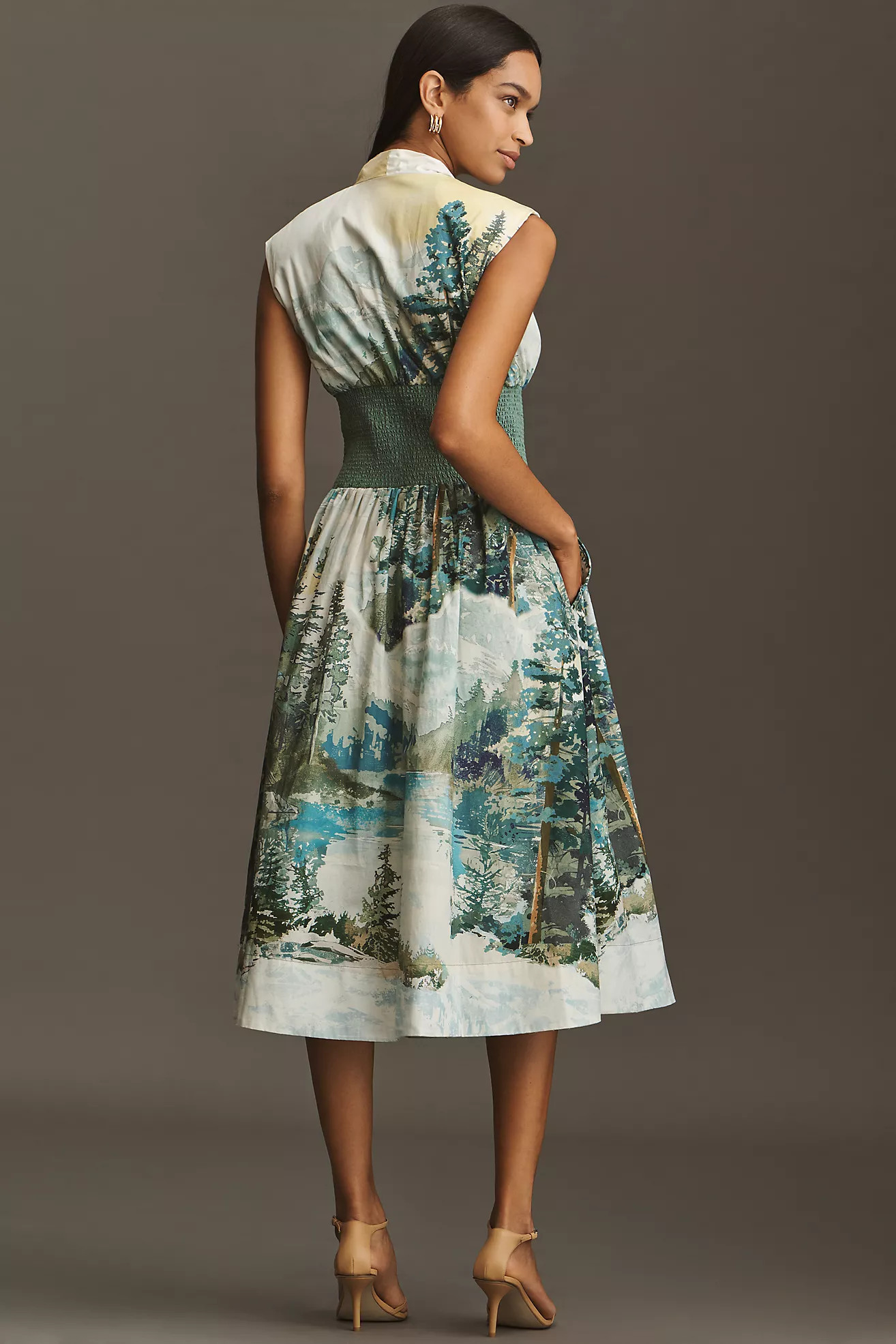 The Tommie Zip-Front Midi Dress | Anthropologie (US)