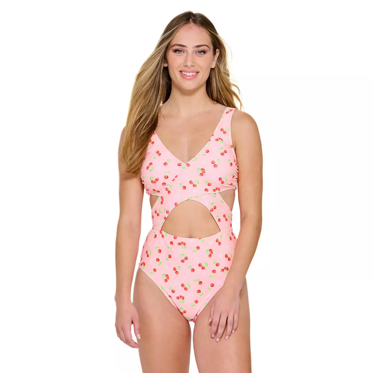 Juniors' Ninety-Nine° Wrap One-Piece Swimsuit | Kohl's
