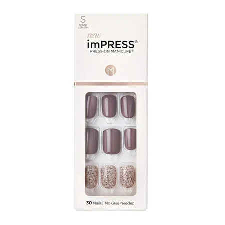 KISS imPRESS Press-on Manicure - Flawless Short | Walmart (US)