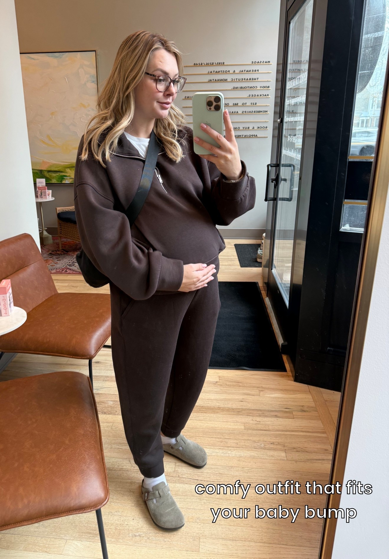 Comfy athleisure that isn’t maternity but fits baby bump perfectly. I sized up 1-2 sizes— this is the brown color 

#LTKmomlife #LTKBump #LTKdayinmylife