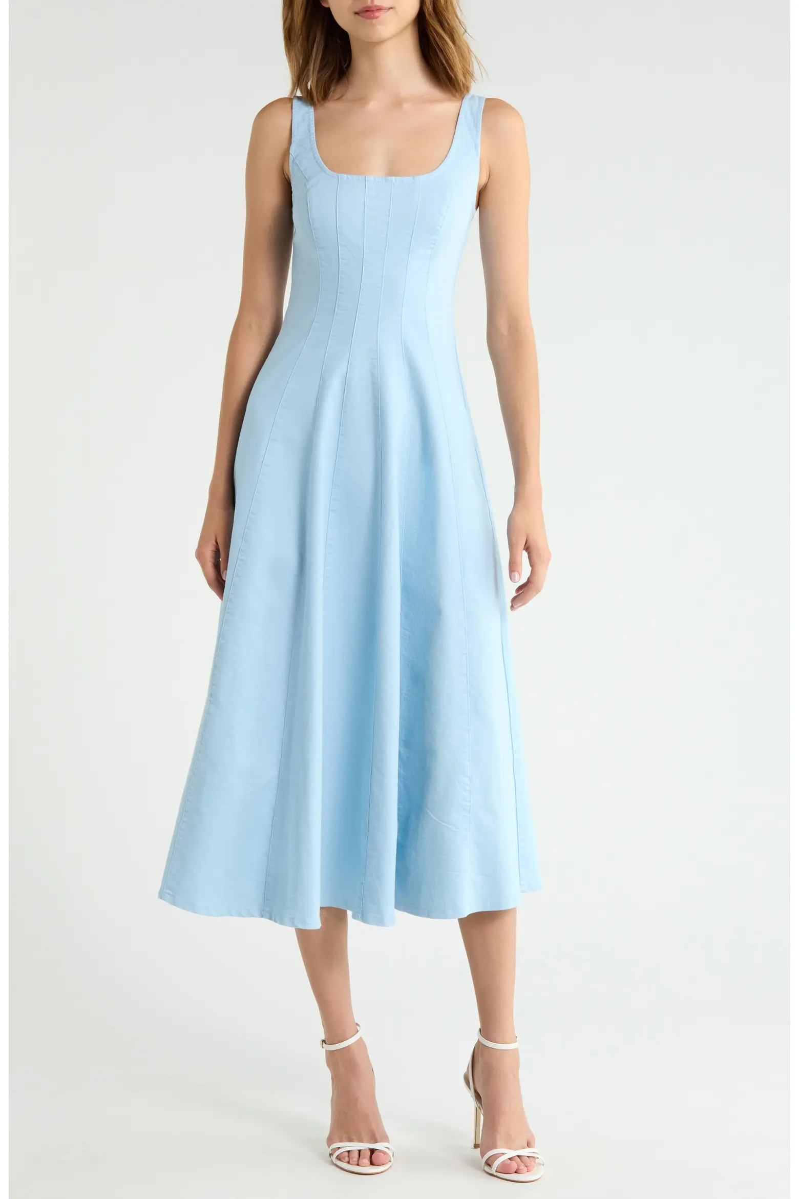 Petal & Pup Una Fit & Flare Midi Dress (Women) | Nordstrom | Nordstrom