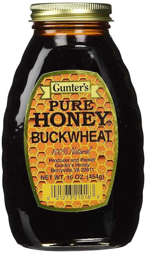 Gunter's Pure Buckwheat Honey, Buckwheat , 16 Ounce | Amazon (US)
