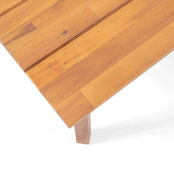 Brooklyn Outdoor Acacia Wood Loveseat Set with Coffee Table by Christopher Knight Home | Bed Bath & Beyond