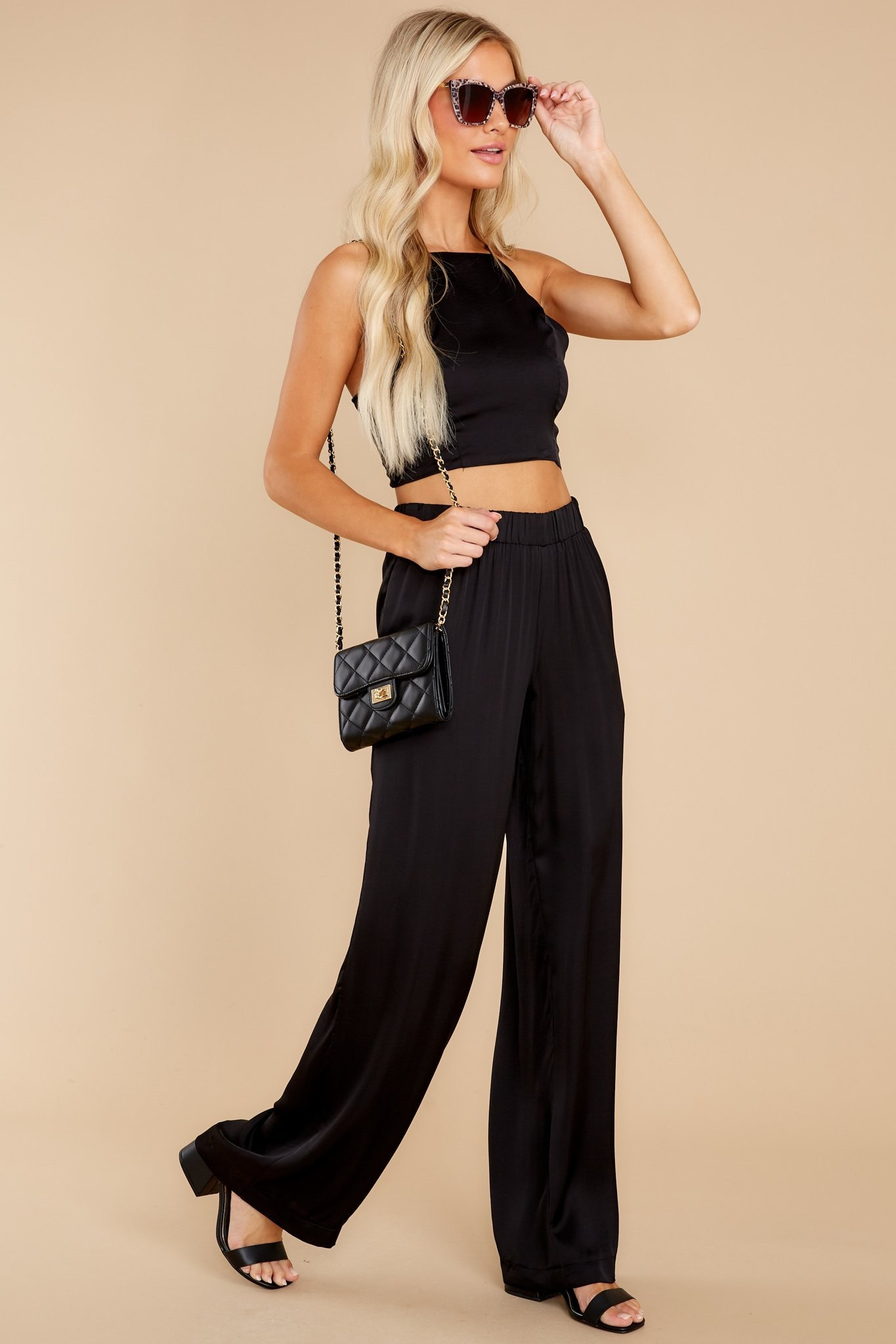 Rock My World Black Two Piece Set | Red Dress 