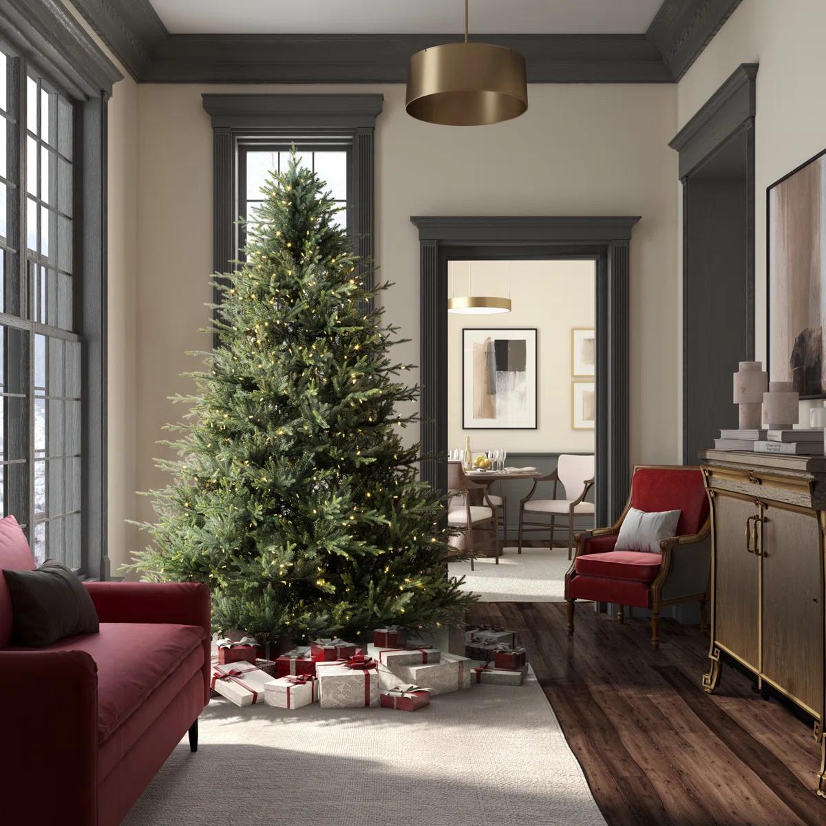 Itzell Lighted Christmas Tree | Wayfair North America