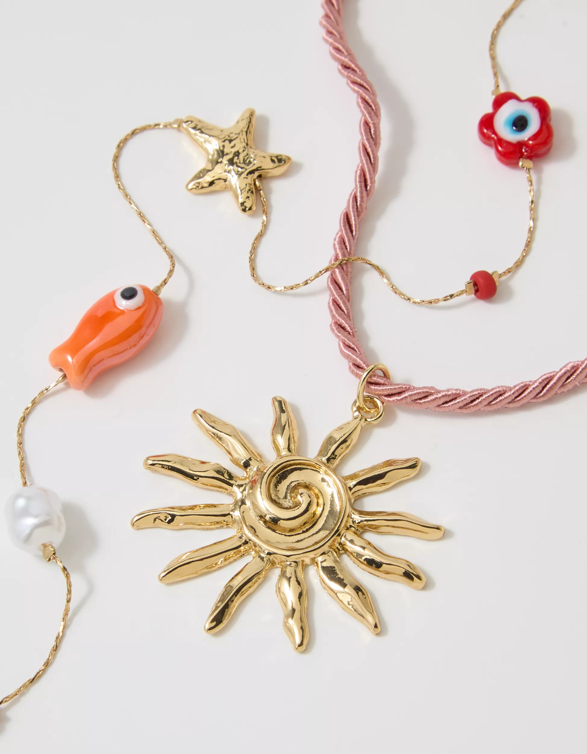 Aerie Rope Pendant Necklace Pack | Aerie