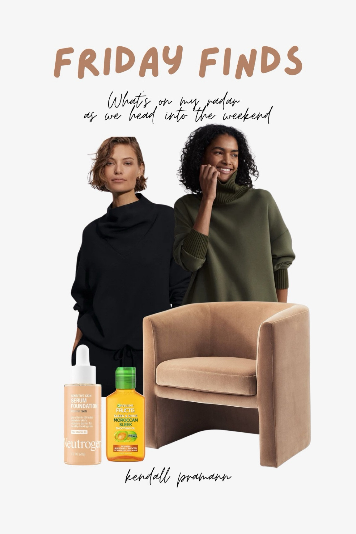 On my radar 11.1 🚨🚨🚨 Varley new arrivals (wanting a new lounge set and workout set), Target accent chairs for our living room (I’ve been browsing FB Marketplace but can’t find anything I like), and drugstore hair and makeup finds 👟🏠💋 I bought an expensive hair serum at the salon after my appointment today (to tame frizzy ends) and am kicking myself now realizing I could have bought something for less. 💡I will splurge on hair appointments and skincare products but prefer to save on makeup and nail appointments ✔️💰🧾

#LTKHome #LTKBeauty #LTKSeasonal