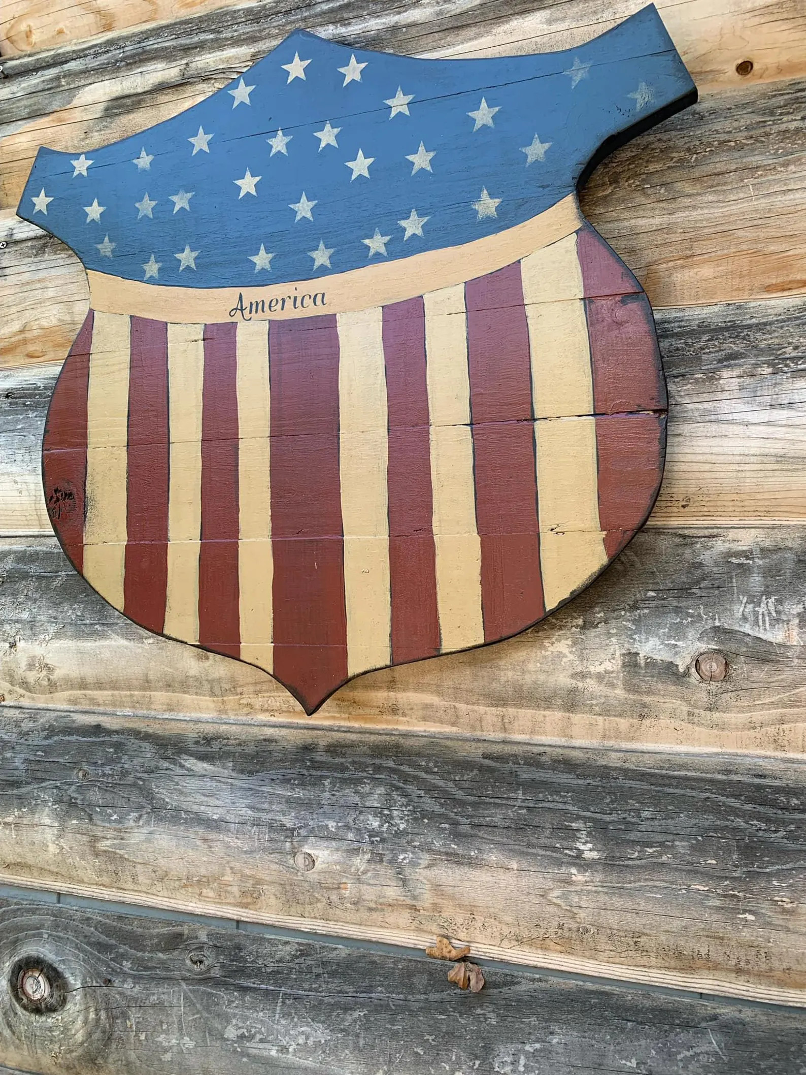 Large Americana Shield - Etsy | Etsy (Global)