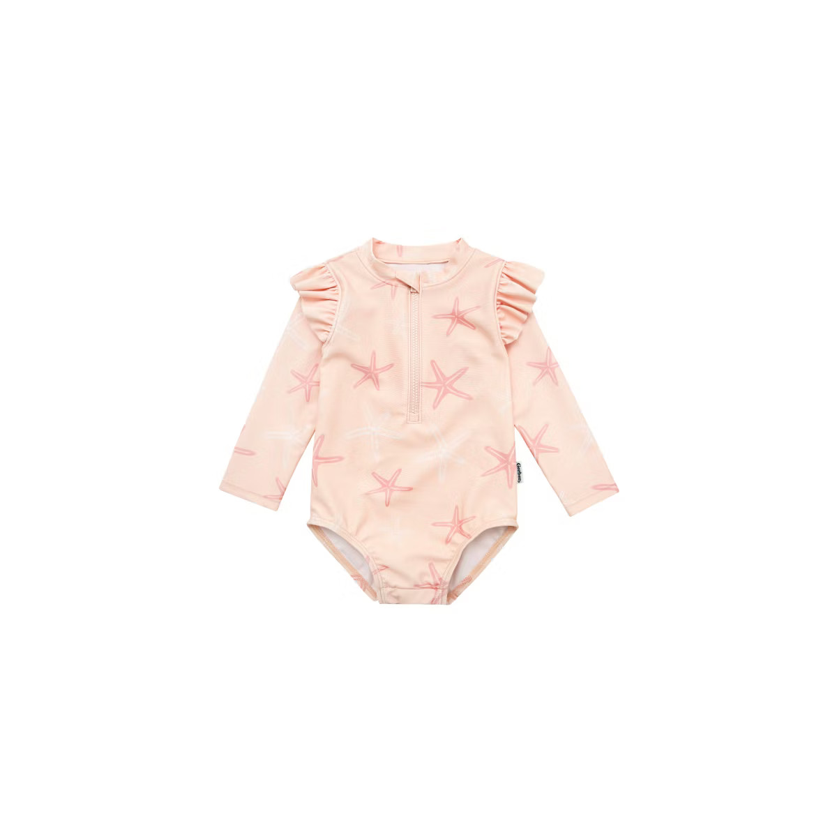 Gerber Baby Girls' and Toddler Long Sleeve One Piece Rashguard Swimsuit | Target