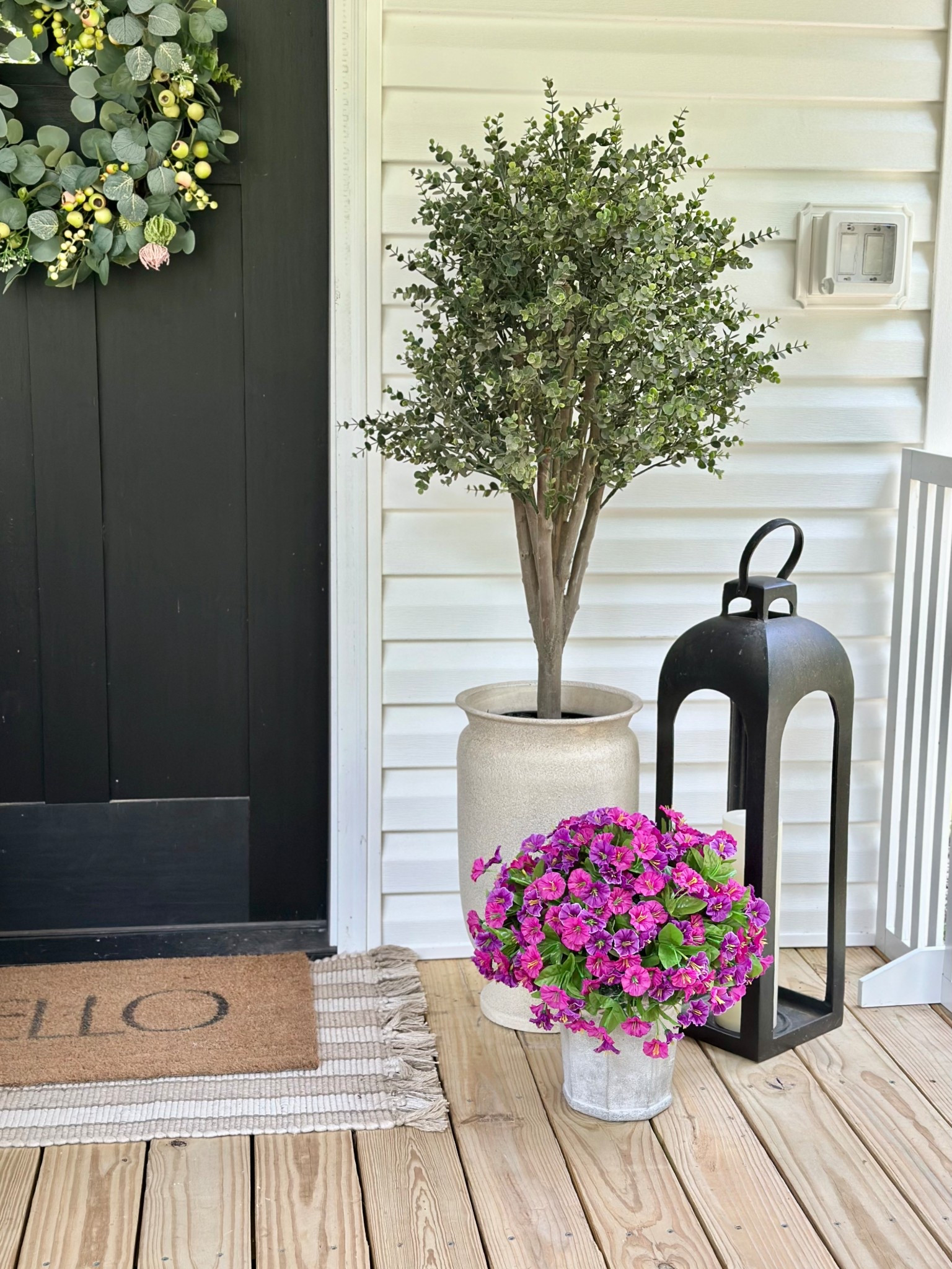 Brighten up your porch or patio with these artificial flowers, lanterns, candles, door mats and wreaths! It brought some color and brightness even on the gray days and bonus… I can’t kill them 😂

#LTKFindsUnder50 #LTKFindsUnder100 #LTKHome