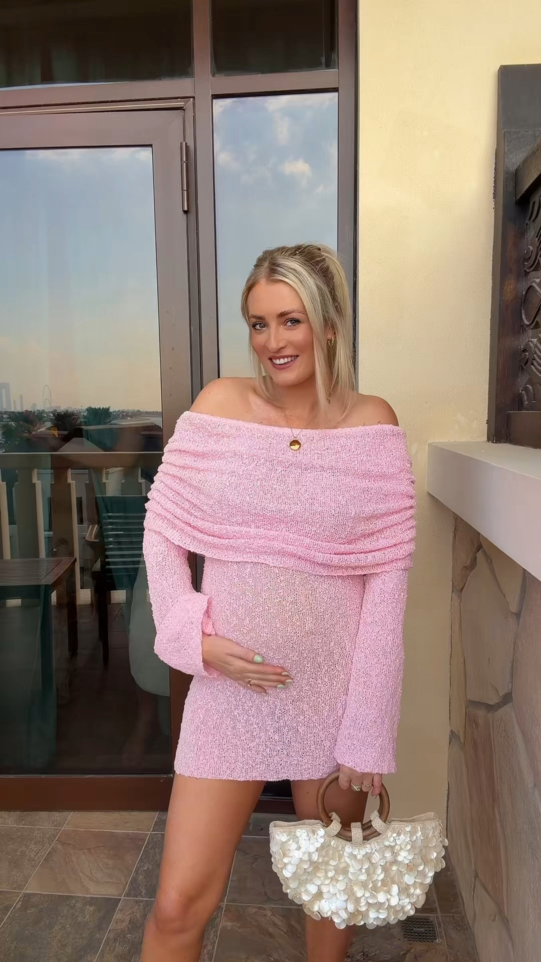 Holiday outfit 💕💕💕 currently in the sale! Such a nice fit and material! Currently 20% off!! 

Holiday outfit, pregnancy outfit, holiday dress, pink dress, Dubai outfit 

#LTKuk #LTKdresses