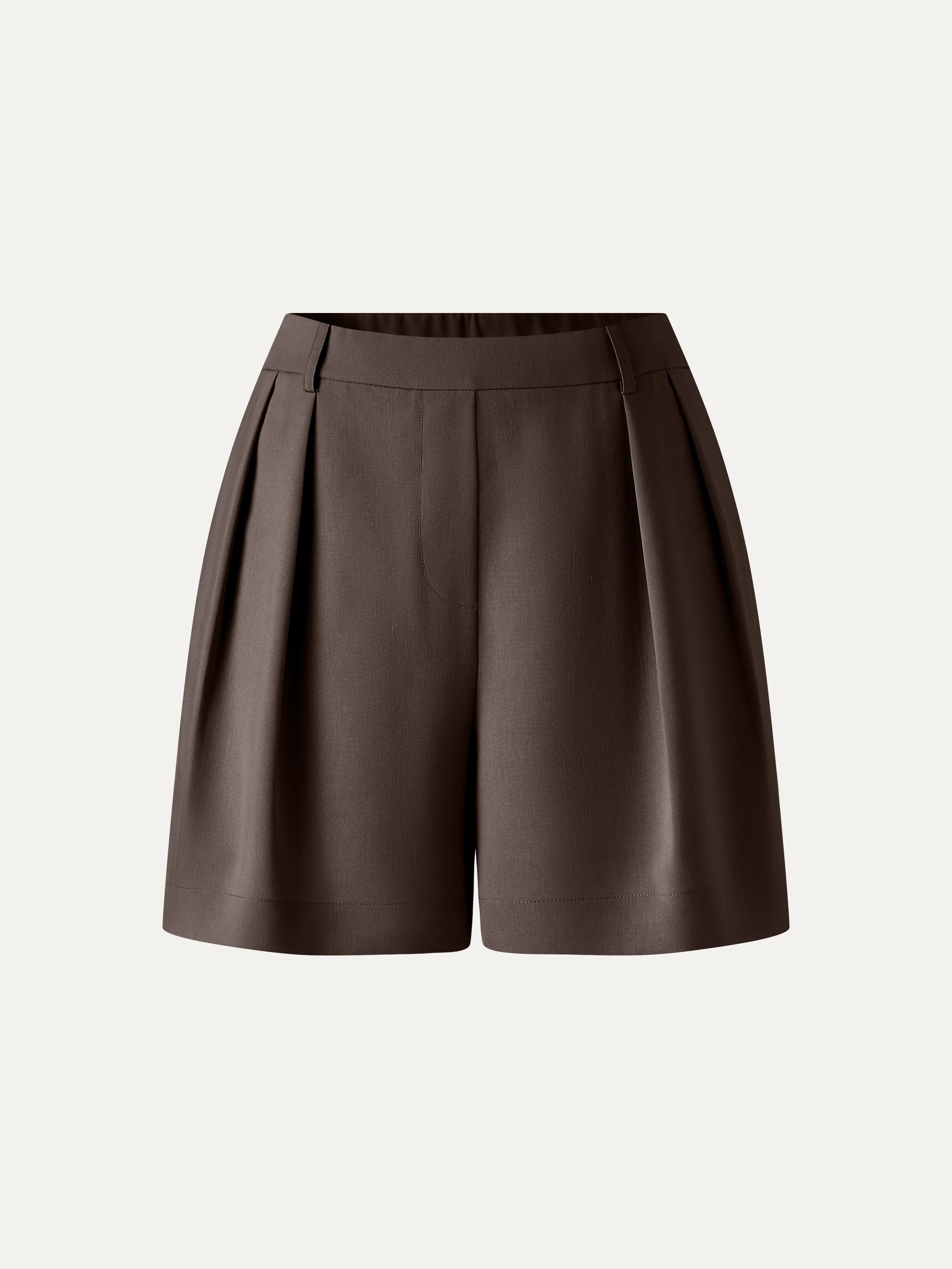 Lyocell-Linen Tailored Shorts with Pockets | OGLmove