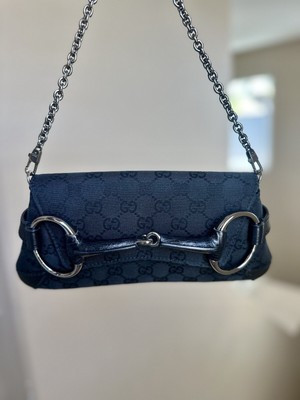 Gucci Horsebit Clutch chain Bag black  | eBay | eBay US
