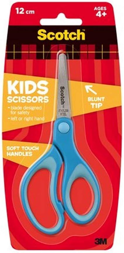 Scotch 1442B-C Kids Scissors, 1 Pair, Blunt, Stainless Steel, Soft Grip, Blue, 5" : Amazon.ca: Ho... | Amazon (CA)