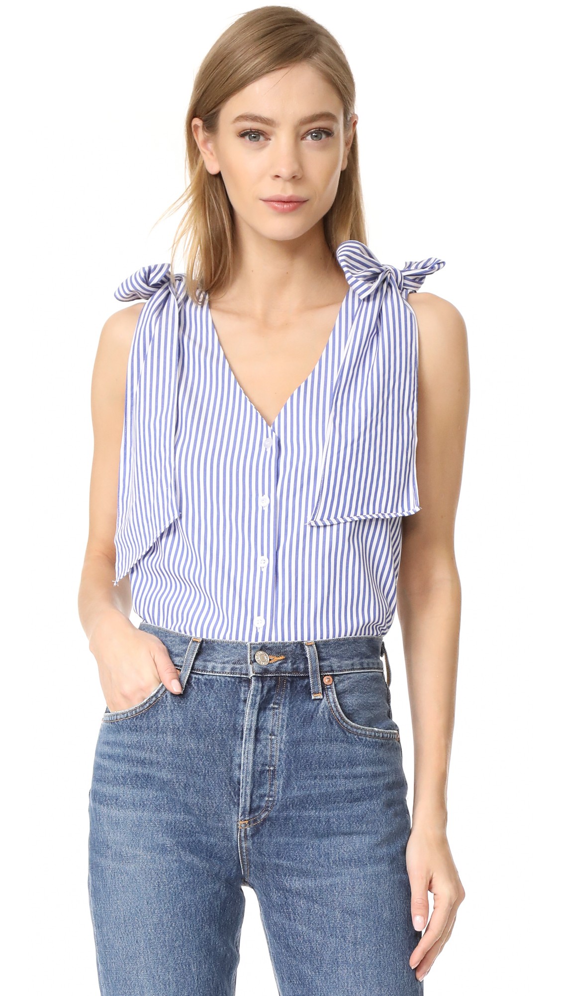 Sleeveless Woven Top | Shopbop