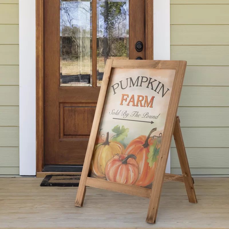 24"H Fall Garden Sign | Wayfair North America