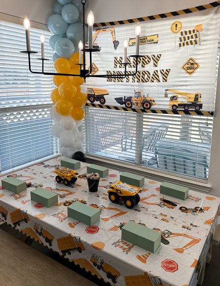 Asher’s 2nd birthday party! Construction themed. Linking what I used and similar items on my page! Will save everything to a party collection 

(Toddler birthday party, party decor, birthday party decor, two year old birthday party ideas, second birthday ideas, second birthday theme, boy party, toddler boy birthday, construction party, construction birthday, tractor birthday, balloon garland, cones, streamers, vests, construction vests, toddler outfit, toddler dress up, party decor, toddler birthday party, kids construction party, balloon arch, budget friendly, LTK parties, home decor, party decorating, Amazon finds, target finds, birthday activity, hammer blocks, Michael’s finds)


#LTKhome #LTKkids #LTKparties