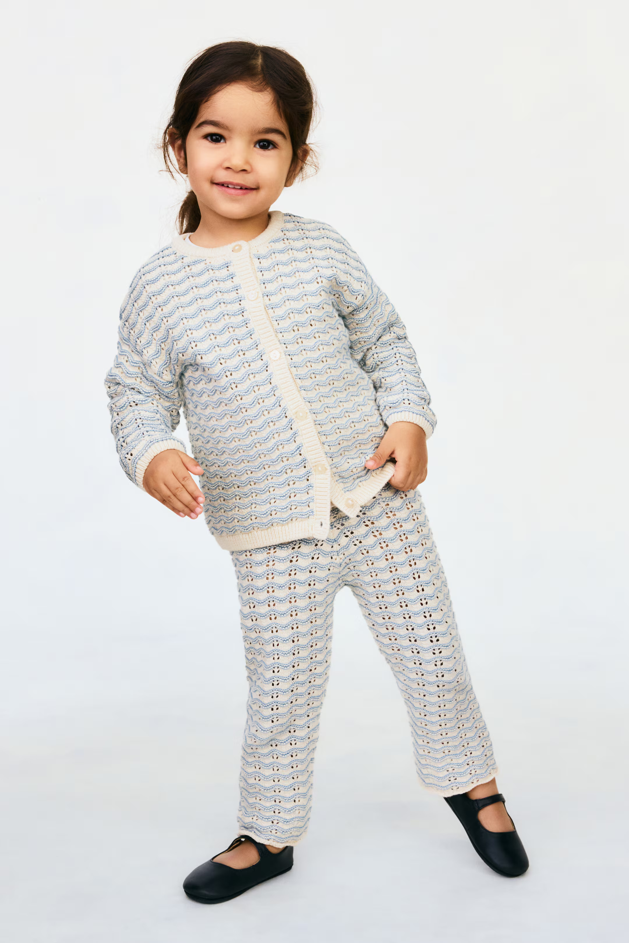 2-Piece Pointelle-Knit Cotton Set | H&M (US + CA)