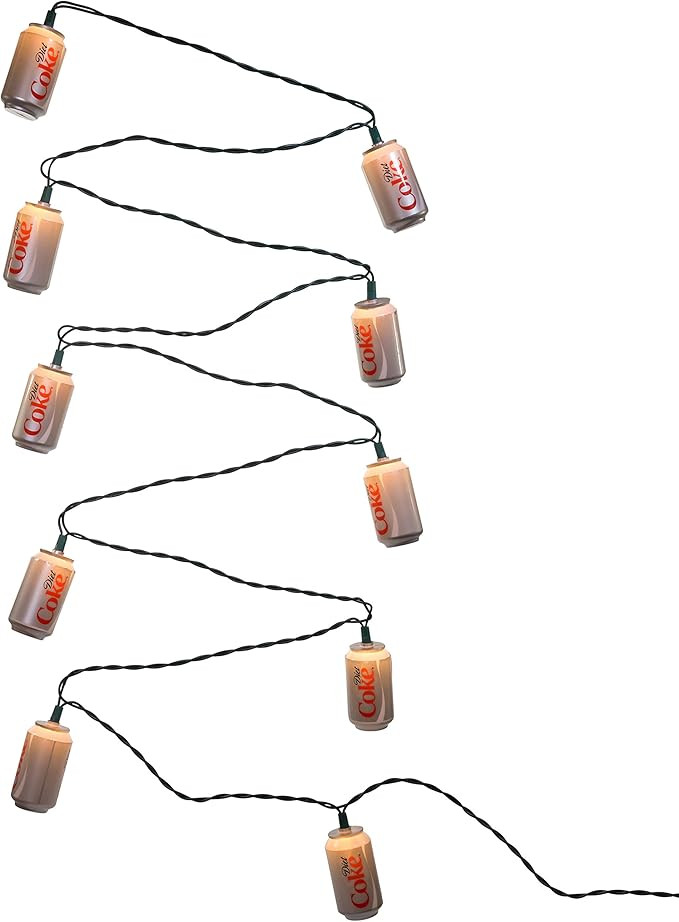 Kurt Adler CC0748DC Diet Coke Can Light Set, 10 Light | Amazon (US)