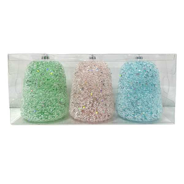 Mrs. Claus' Bakery 3-Count Gum Drop Ornaments, 3.9" | At Home