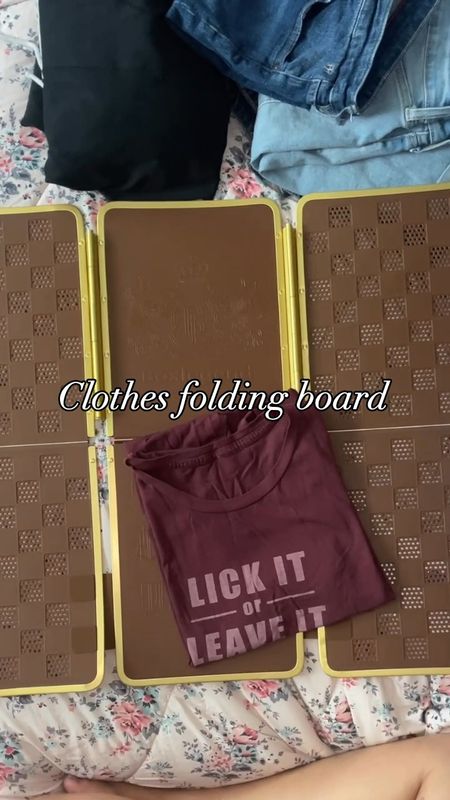 BoxLegend Shirt Folder Board Metal V7 Shirt Folding Board Upgrade Metal Edging and Joints for Wear Resistance Shirt Folder for Easy and Fast Durable Plastic Laundry Folder Professional Brown

Fold all your gym tee, natural fiber tees and even work wear tops in this clothes folding board and get that laundry done and organized! 

#LTKActive #LTKFindsUnder50 #LTKHome