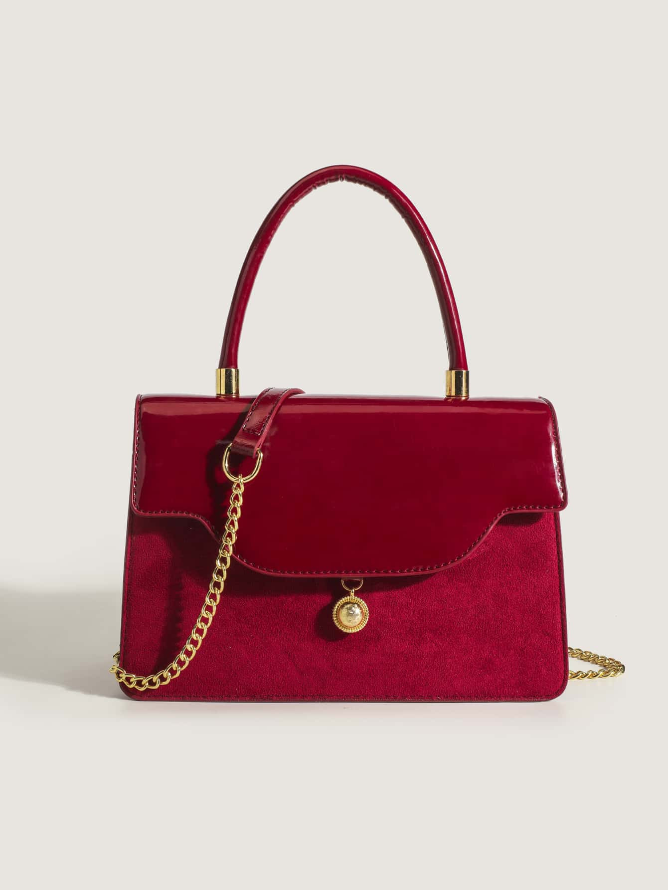 Stitch Detail Flap Square Bag | SHEIN