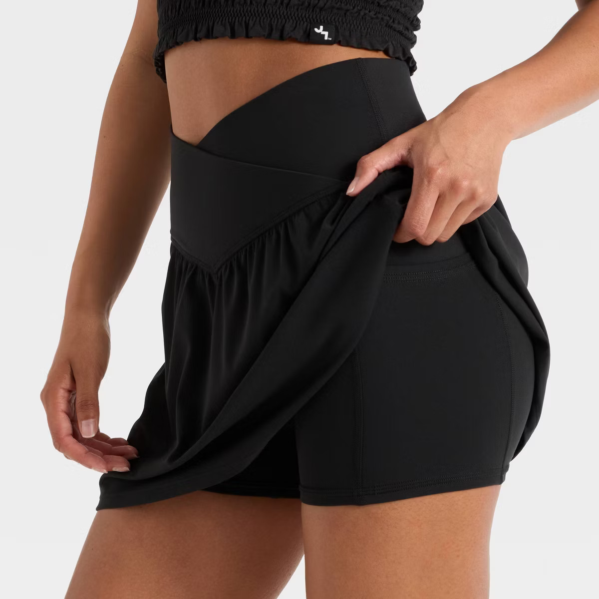 Women's High-Rise Crossover Waistband Skort - JoyLab™ | Target