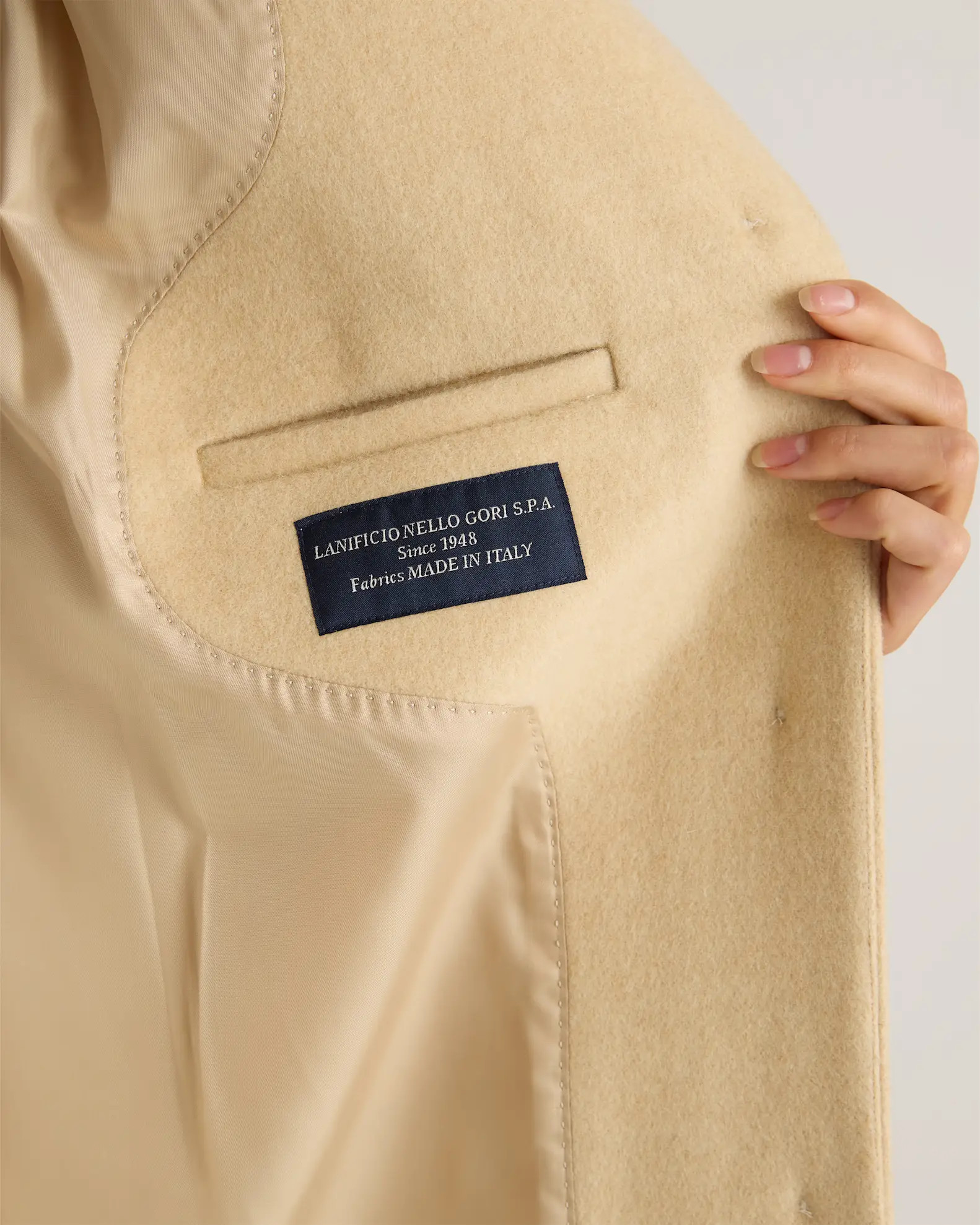 Italian Wool Long Cocoon Coat | Quince