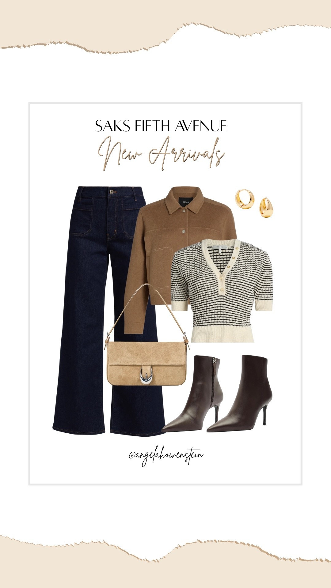 Clean lines and warm tones that feel so right for fall. Effortless but put together.

#falloutfit #casualchic #everydayoutfit #fallstyle #outfitinspo #minimalstyle #saksfifthavenue



#LTKStyleTip #LTKWorkwear #LTKShoeCrush