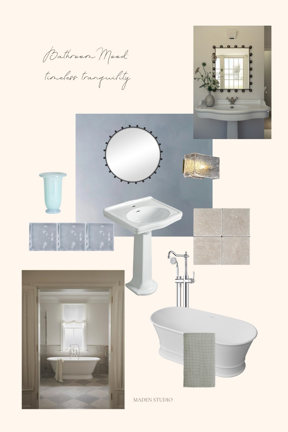 Bathroom mood; Timeless tranquility. Classic bathroom selections for a renovation project that exudes elegance  

#LTKstyletip #LTKaustralia #LTKhome