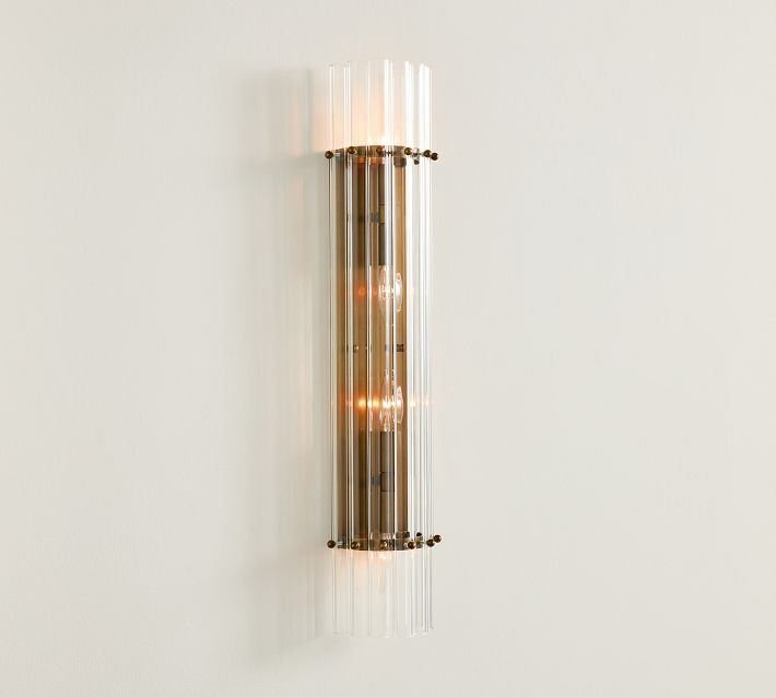Mallory Crystal Double Sconce (27") | Pottery Barn (US)