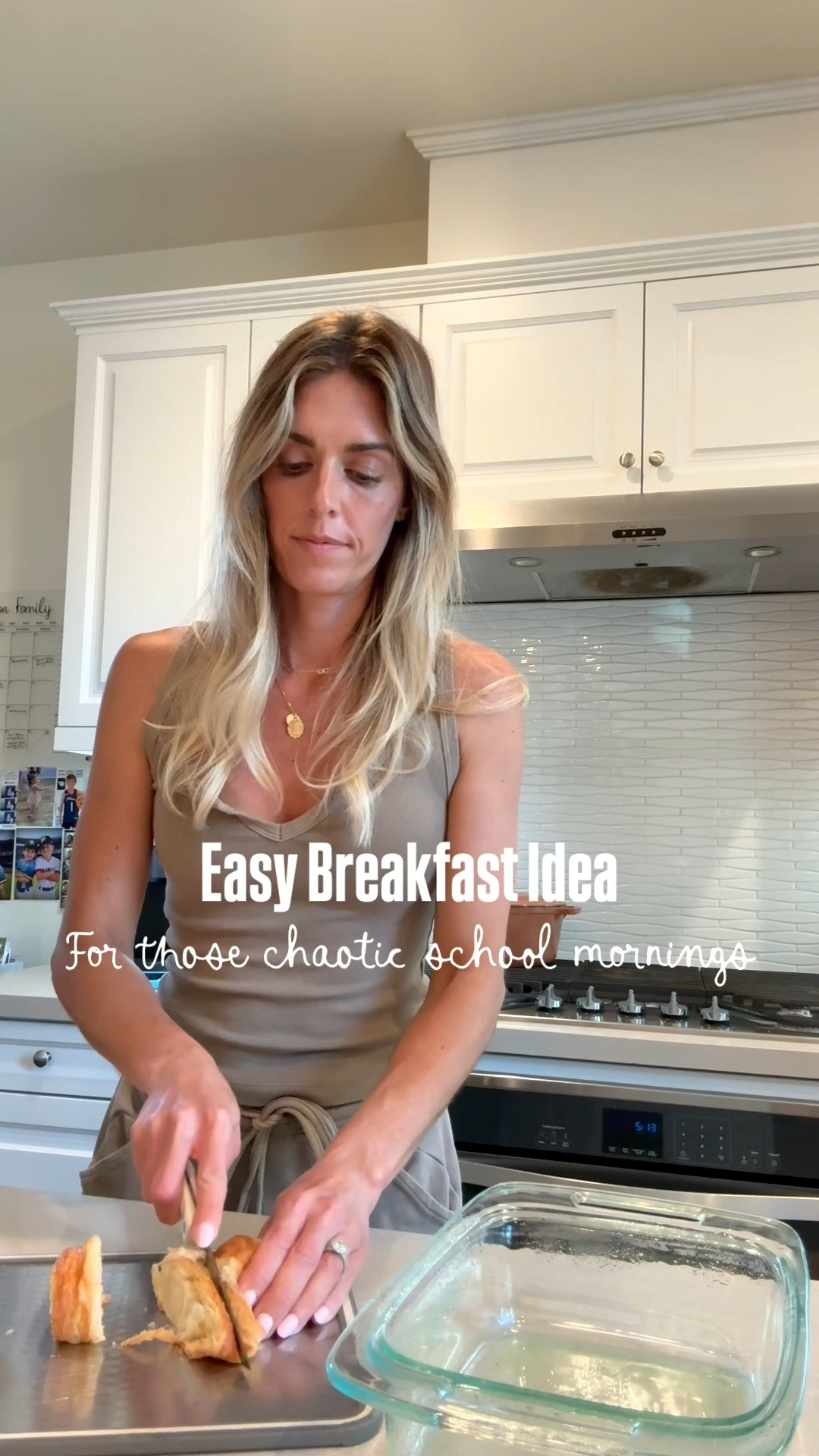 Something I’ve learned over the last couple of school years is it’s a time saver having an easy breakfast ready to go. We recently tried this French Toast Casserole and it was delicious! You can prep it the evening before and pop it in the oven in the morning! Easy and delish 👌🏻

Ingredients 
• 5 croissants
• 1 1/2 cups of milk
• 1/2 cup of sugar
• 5 eggs
• vanilla
• cinnamon 
• sprinkle of salt
• 1/2 cup of butter 
• berries
• powdered sugar 
• syrup 

Directions 
1. Cut the croissants into small pieces and place into a greased baking dish 
2. Mix the eggs, milk, sugar, cinnamon vanilla and salt with a whisk and pour over the top if the croissants 
3. Press down so they can fully soak up all of the mixture 
4. Let cool in the refrigerator over night or at least a few hours 
5. Melt the butter and pour over the top before baking 
6. Bake at 375 degrees for 35-40 minutes 
7. Top with berries, powdered sugar and syrup
Enjoy! 


Amazon, Target, easy breakfast ideas, kids breakfast, hostess recipes, breakfast recipe, french toast casserole

#LTKmomlife #LTKfoodie #LTKmorningroutine