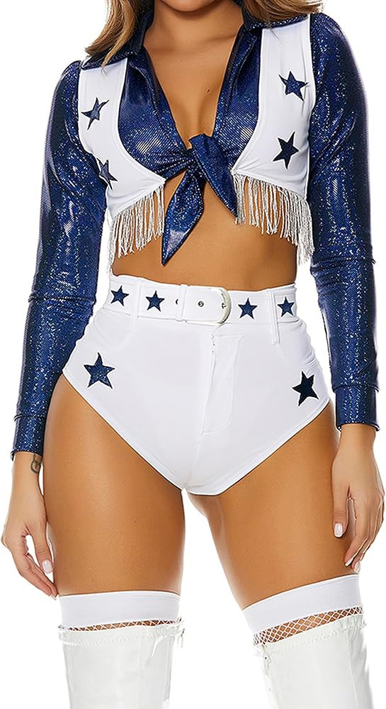 Forplay womens Seeing Stars Cheerleader Costume | Amazon (US)