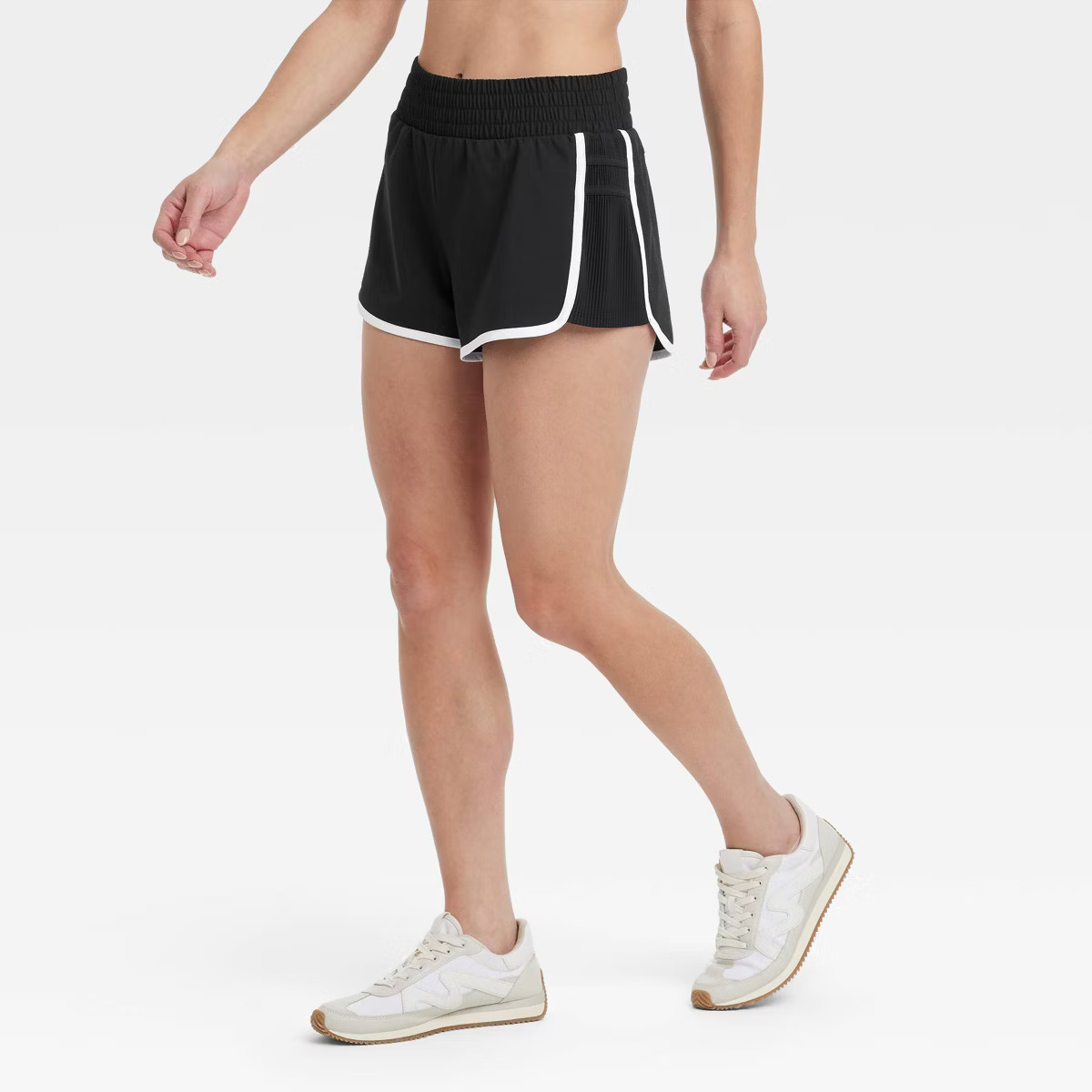 Women's Woven Mid-Rise Piped Dolphin Shorts 2.5" - All In Motion™ | Target
