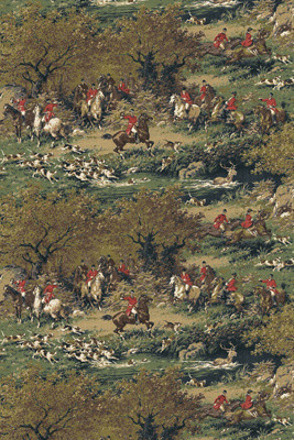 Hunt Nature Landscape Scene Matte Peel-and-Stick Wallpaper | Anthropologie (US)