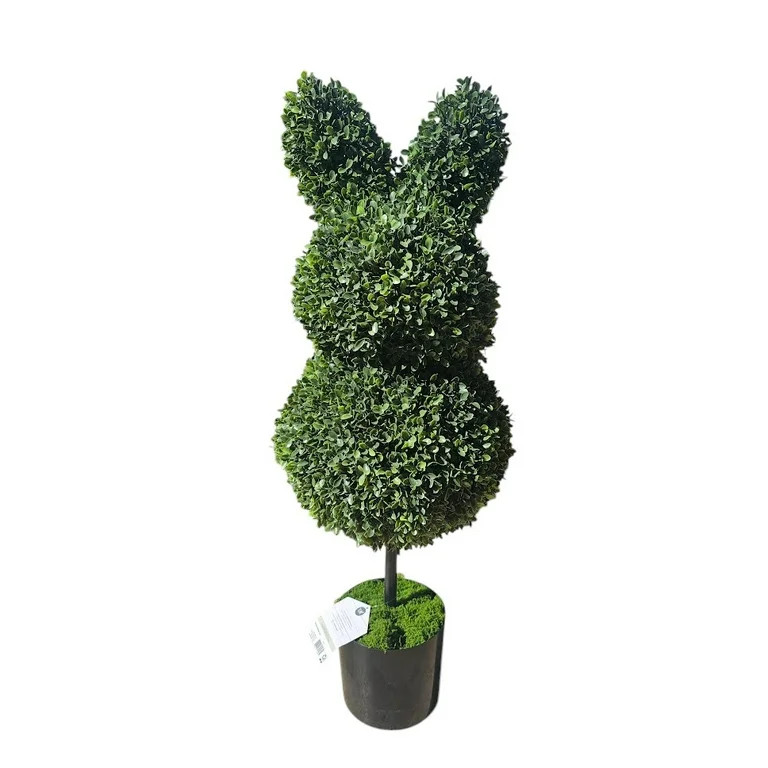 My TX Home 36" Bunny Topiary Easter Decor | Walmart (US)