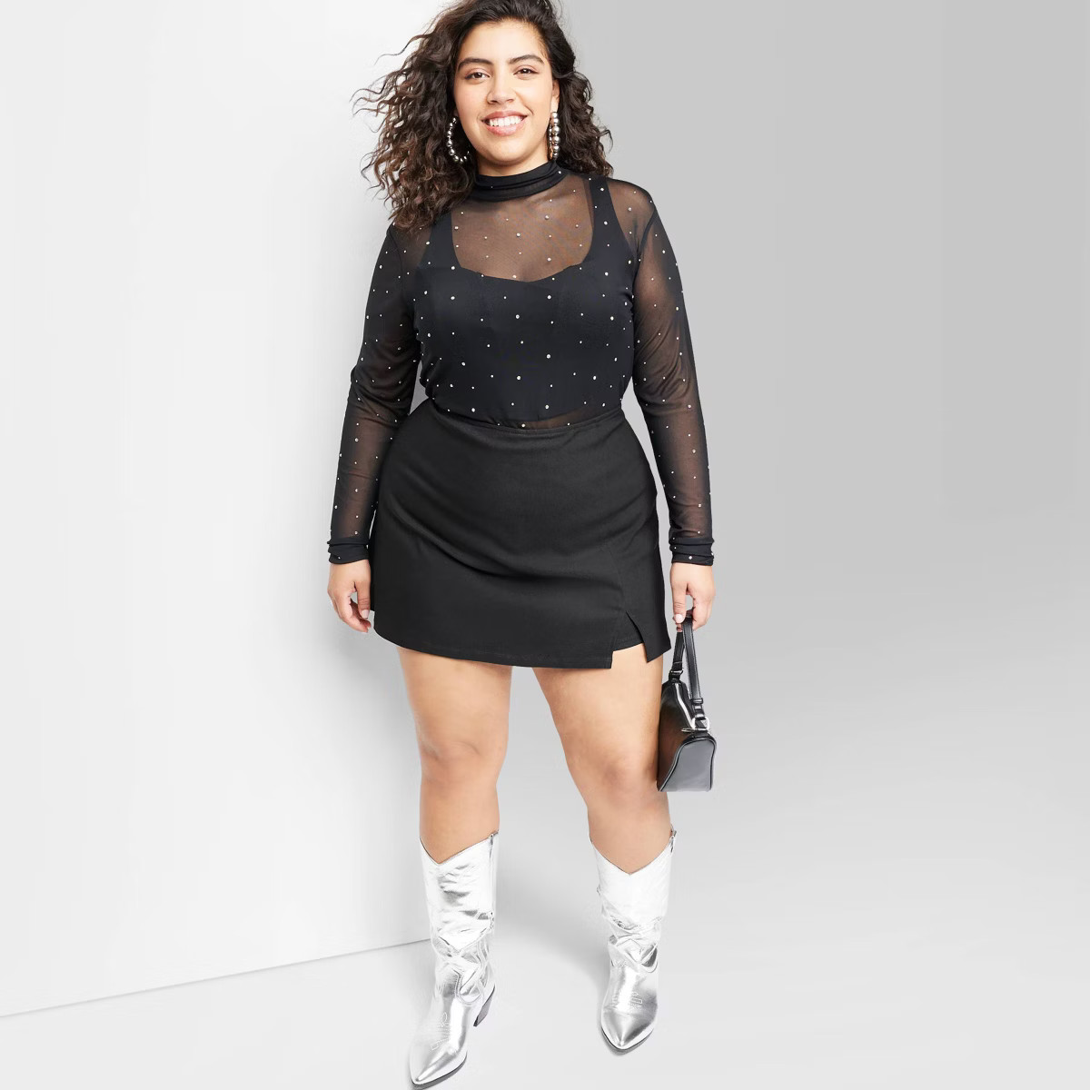 Women's High-Rise Bodycon Mini Skort - Wild Fable™ | Target