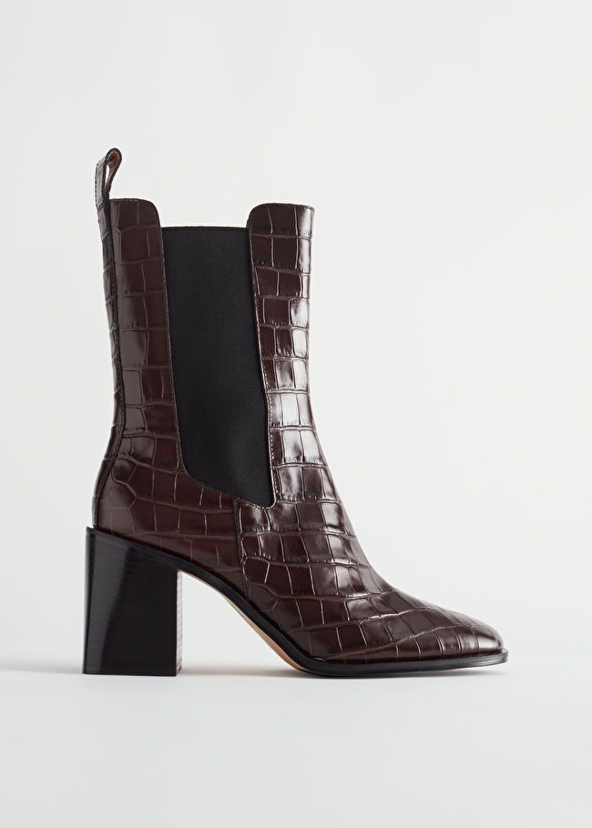 Heeled Leather Chelsea Boots | & Other Stories (EU + UK)