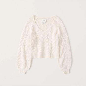 Slouchy Cable Sweater | Abercrombie & Fitch (US)