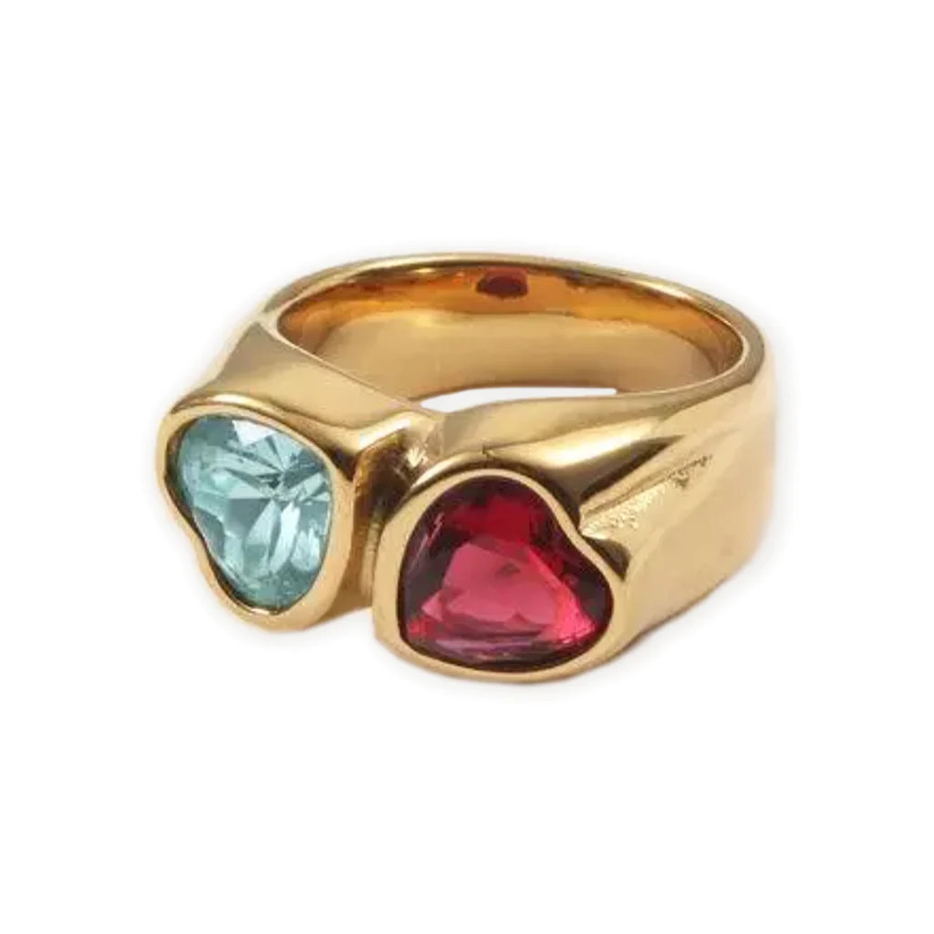 Two Hearts Ring | BRACHA