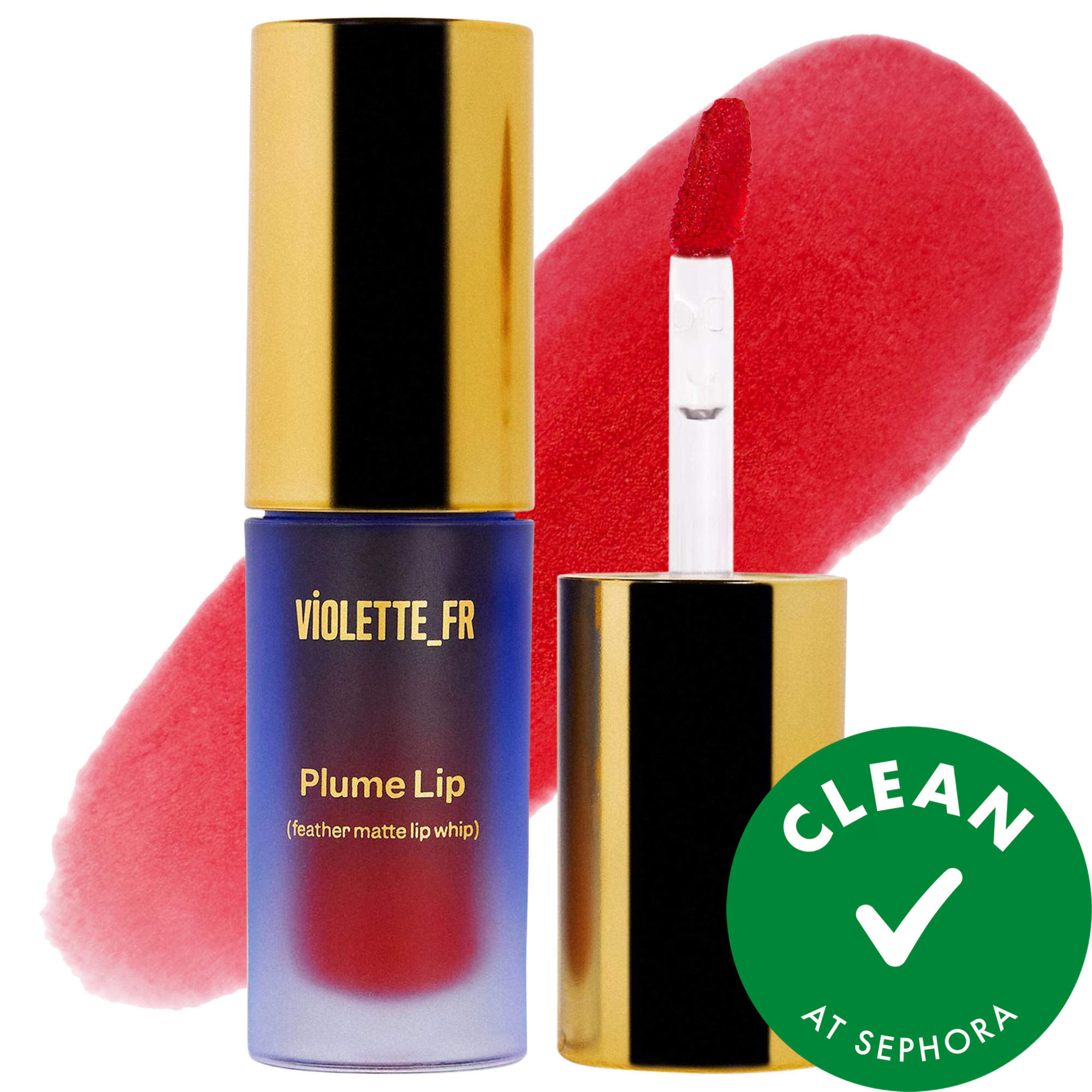 VIOLETTE_FR PLUME LIP Moisturizing Feather Matte Lip Whip En Feu 0.12 oz/3.3 g | Sephora (US)