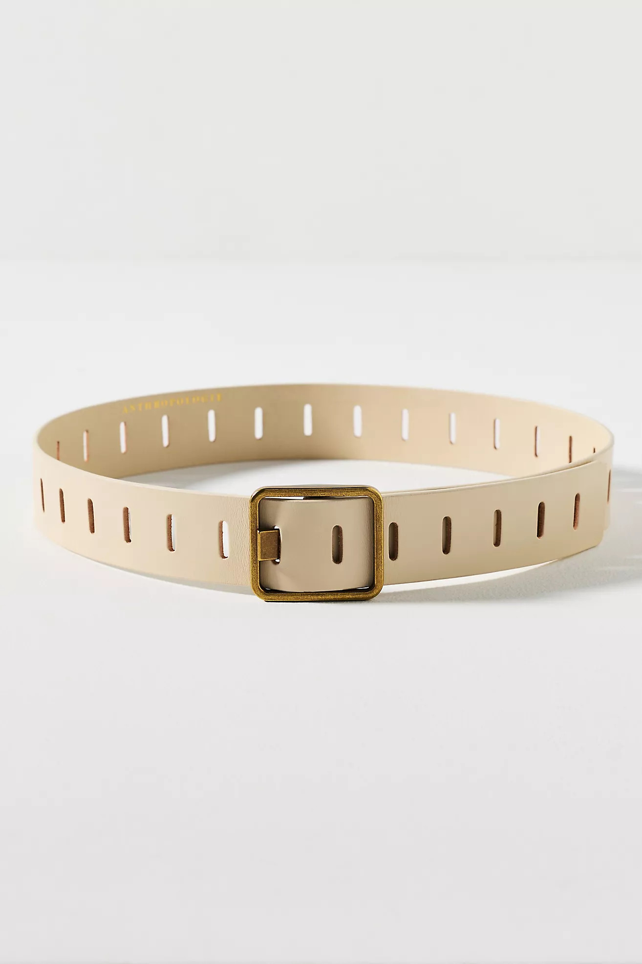 By Anthropologie Notched Square Buckle Belt | Anthropologie (US)