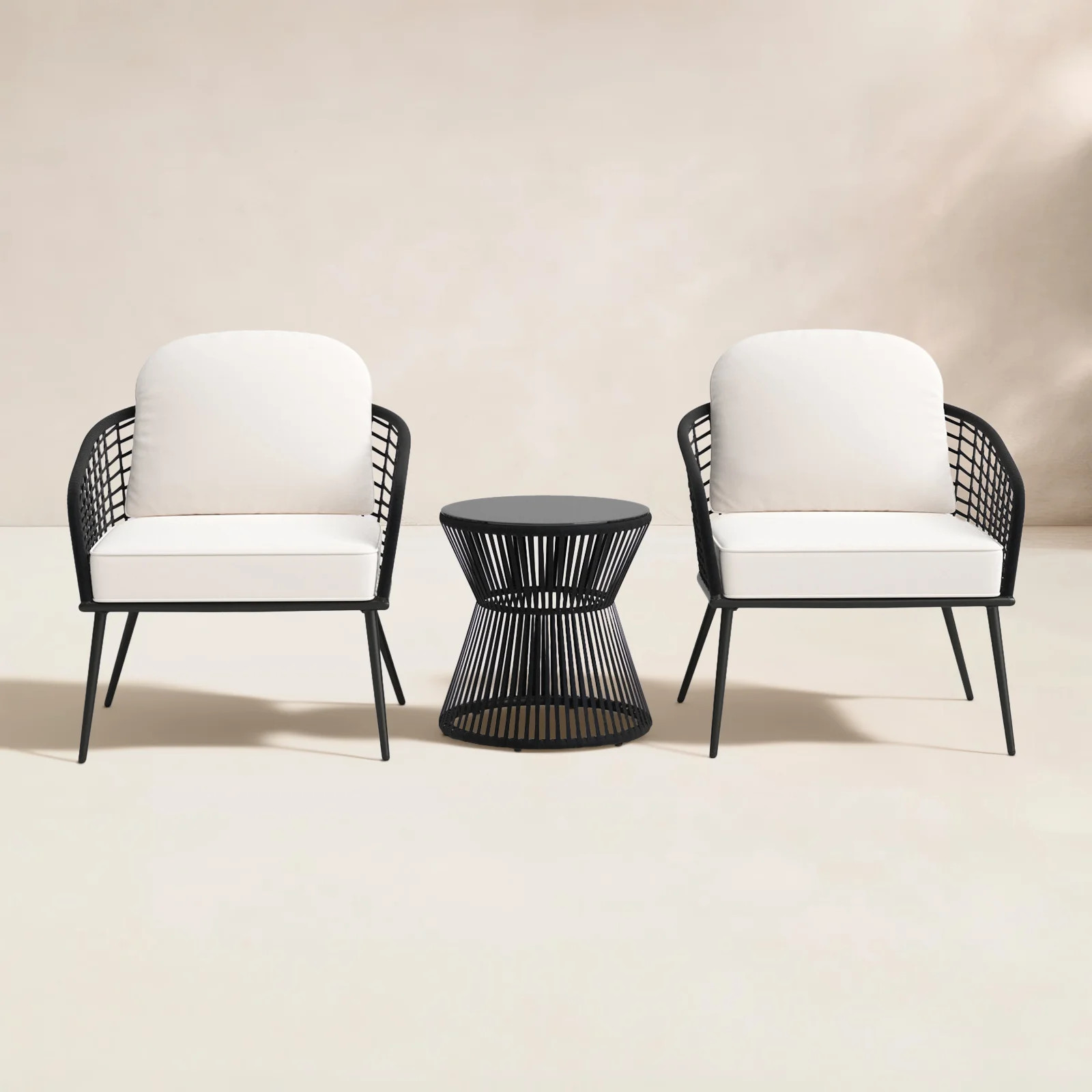Joss & Main Gerdie Sheri 3 Piece Outdoor Seating Group With Cushions & Reviews | Joss & Main | Joss & Main