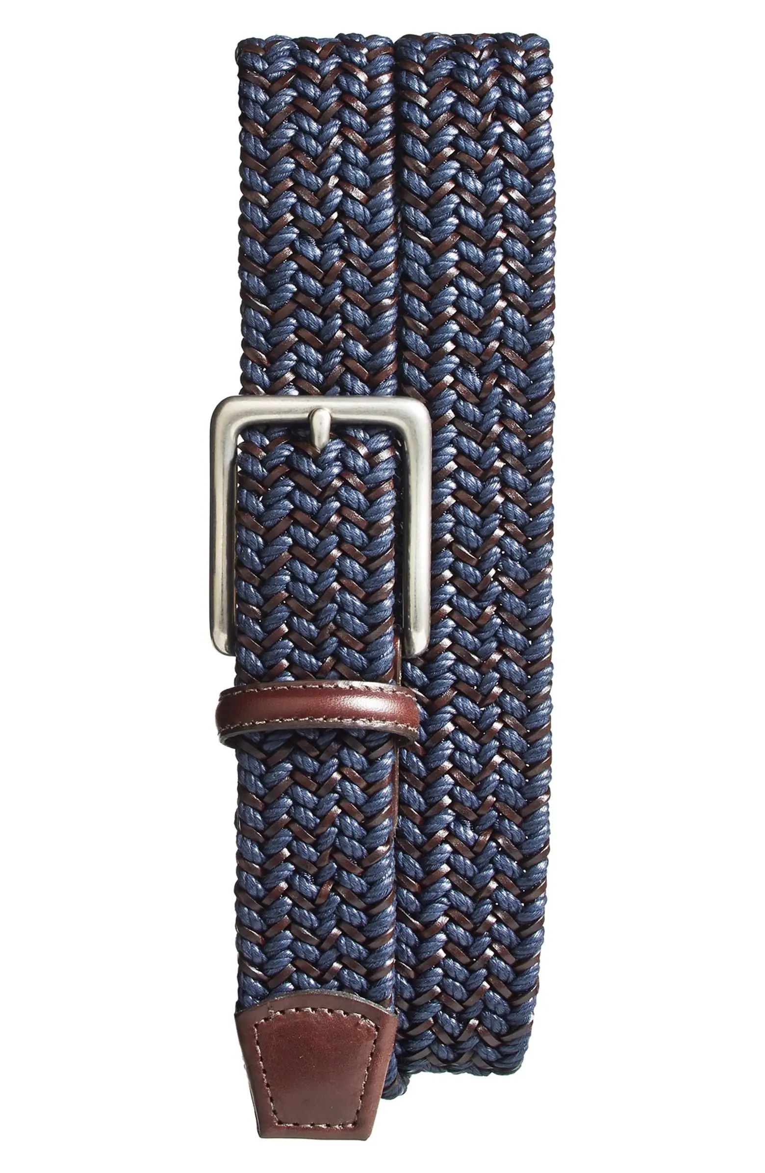 Woven & Leather Belt | Nordstrom